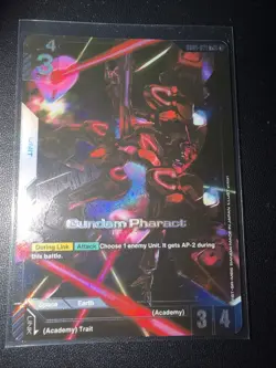 Gundam Pharact GD01-071 R+ | ENGLISH | Gundam Card Game, Newtype Rising NM - Image 1