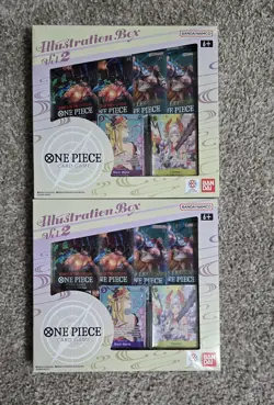 One Piece TCG Volume 2 Factory Sealed Illustration Box. 2 boxes brand new. - Image 1