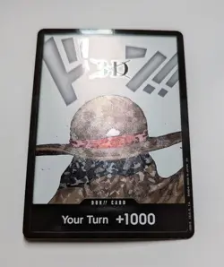 3D2Y Luffy Strawhat Don Card Holo Foil One Piece TCG Game Card NM - Image 1