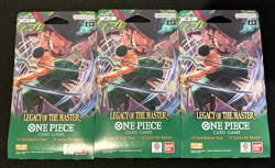 ONE PIECE CARD GAME: LEGACY OF THE MASTER BOOSTER PACKS OP 12 (LOT OF 3) - Image 1