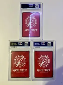PSA 10 One Piece Magazine Exclusive Promo Set Monkey D Luffy Boa Hancock Shanks - Image 2