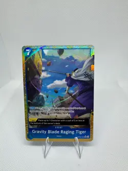 One Piece PRB-02: Gravity Blade Raging Tiger Alt Art #OP06-058 - Image 1