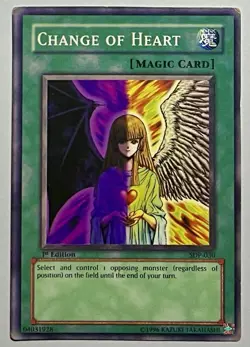 Change Of Heart SDP-030 (MP) 1st Edition Common 2002 Yu-Gi-Oh! Card TCG - Image 1