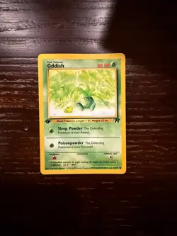 Oddish 1st Edition 63/82 Team Rocket Set Pokemon Card - Image 1