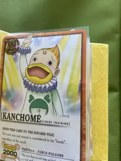 Zatch Bell! The Card Battle Yellow Spell Book Binder with Kanchome Card 2005 - Image 2