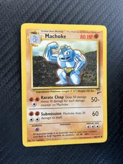Machoke 49/130 LP Base Set 2 English Pokemon Card TCG - Image 1