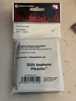Pokemon World Championships 2025 Anaheim Card Sleeves - Image 2