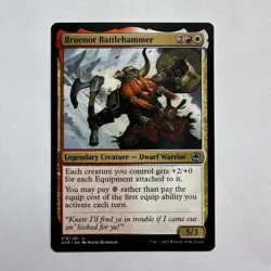 Bruenor Battlehammer 219 NM Normal U Adventures in the Forgotten Realms MTG - Image 1