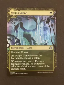 Utopia Sprawl - Wilds of Eldraine: Enchanting Tales WOT - MTG Foil - Image 1