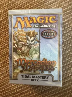 MTG MERCADIAN MASQUES Tidal Mastery Deck (Sealed, Mint) - Image 1