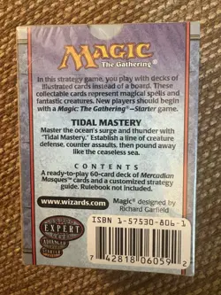 MTG MERCADIAN MASQUES Tidal Mastery Deck (Sealed, Mint) - Image 2