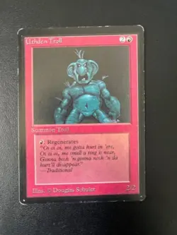 MTG- Uthden Troll x1 - BETA LP/MP - Image 1