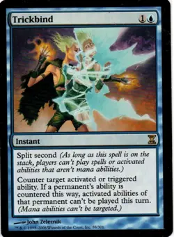 MTG: Time Spiral: Trickbind: Lightly Played Condition - Image 1