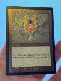 1X ETCHED FOIL Arcane Signet MINT MTG Magic Retro Old Frame Dan Frazier EDH CEDH - Image 3