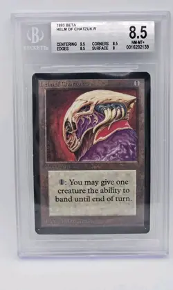 Magic the Gathering Limited Beta - Helm of Chatzug - BGS 8.5 NM/M+ - Image 1