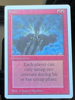 Magic the Gathering MTG Unlimited Smoke NM (Beta Bob) - Image 1