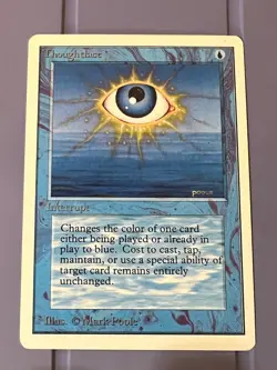 Magic the Gathering MTG Unlimited Thoughtlace LP+ (Beta Bob) - Image 1