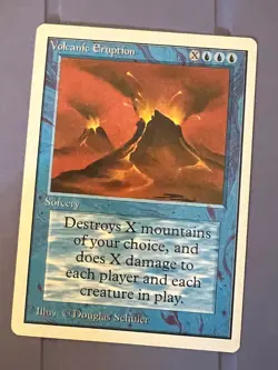Magic the Gathering MTG Unlimited Volcanic Eruption NM- (Beta Bob) - Image 1