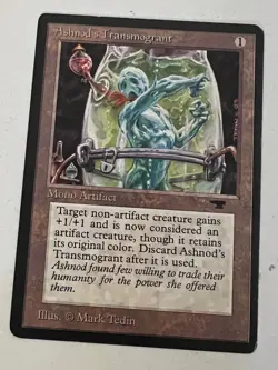 Magic the Gathering MTG Antiquities Ashnod's Transmogrant LP (Beta Bob) - Image 1
