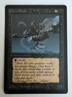 Magic the Gathering MTG Beta Frozen Shade NM- (Beta Bob) - Image 1