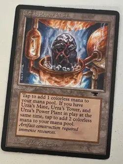 Magic the Gathering MTG Antiquities Urza's Power Plant (ROCK) MP+ (Beta Bob) - Image 1