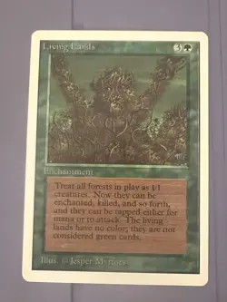 Magic the Gathering MTG Unlimited Living Lands NM (Beta Bob) - Image 1