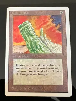 Magic the Gathering MTG Unlimited Jade Monolith NM (Beta Bob) - Image 1
