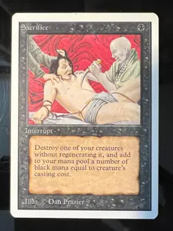 Magic the Gathering MTG Unlimited Sacrifice LP+ (Beta Bob) - Image 1
