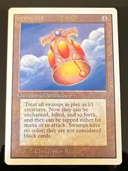 Magic the Gathering MTG Unlimited Kormus Bell NM (Beta Bob) - Image 1