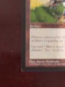 Null Rod 1997 Regular Artifact Anson Maddocks Wizards English - Image 2