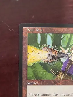 Null Rod 1997 Regular Artifact Anson Maddocks Wizards English - Image 3