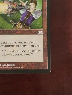 Null Rod 1997 Regular Artifact Anson Maddocks Wizards English - Image 5