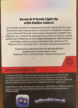 Pokemon TCG Scarlet & Violet Prismatic Evolutions Booster Bundle FACTORY SEALED! - Image 2