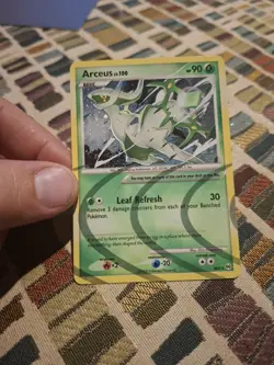 Pokemon Arceus AR2 Platinum Holo Rare Card Near Mint Condition Clean! - Image 1