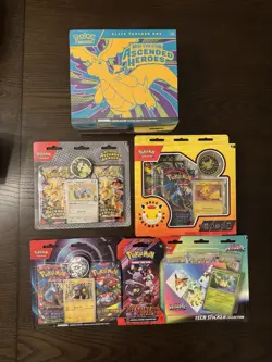 Ascended Heroes ETB Prismatic Evolution Pokemon Day 2026 Box Mega Evolution - Image 1