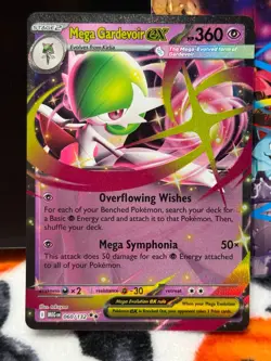 Mega Gardevoir Ex 060/132 Mega Evolutions Pokemon Pack Fresh - Image 1