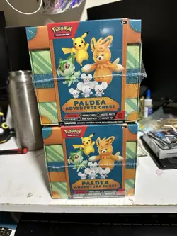 NEW IN BOX AND SEALED - Pokemon TCG 2024 Paldea Adventure Chest X2 - Image 2
