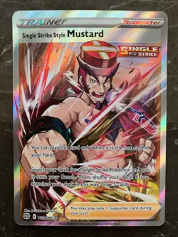 Pokemon Brilliant Stars - SINGLE STRIKE STYLE MUSTARD FULL ART TG28/TG30 - NM/M! - Image 1