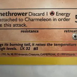 Charmeleon 24/102 - Pokemon TCG Base Set SHADOWLESS - LP - Image 4