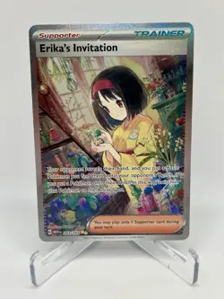 Erika's Invitation 203/165 Pokemon SV: Scarlet & Violet 151 Holo Near Mint - Image 1