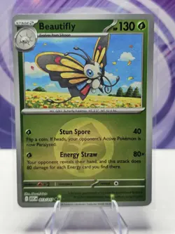 Pokemon TCG ME: Ascended Heroes Beautifly (Energy Symbol Pattern) 013/217 - Image 1