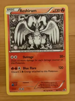 Reshiram 28/113 Holo LP - Legendary Treasures 2013 - Pokemon TCG - Image 1