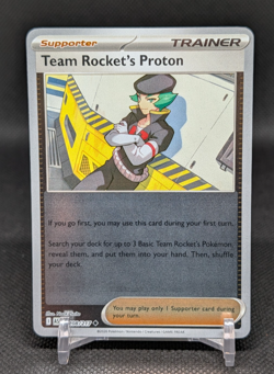 Team Rocket's Proton 208/217 Reverse Holo Pokemon TCG Ascended Heroes - Image 1