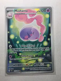 Musharna 117/086 NM – Illustration Rare Holo – 2025 Pokemon TCG S&V Black Bolt - Image 1