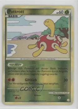 Shuckle German Reverse Foil Pokemon HeartGold & SoulSilver #11 2010 - Image 1