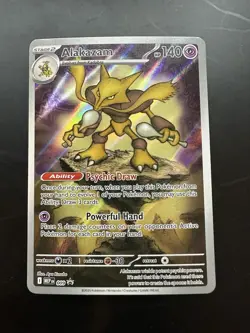 Pokemon TCG Alakazam EX Promo 009 Mega Evolution - Image 1