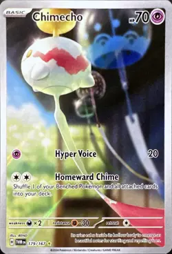 Chimecho 179/167 Illustration Rare Twilight Masquerade Pokemon Near Mint - Image 1
