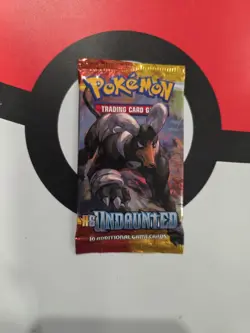 Pokemon Heartgold Soulsilver Undaunted Booster Pack Factory Sealed Houndoom - Image 2