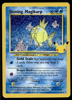 POKEMON CELEBRATIONS SHINING MAGIKARP 66/64 NM CONDITION - Image 1