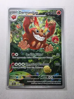 Darmanitan 098/086 NM – Illustration Rare Holo – 2025 Pokemon TCG S&V Black Bolt - Image 1